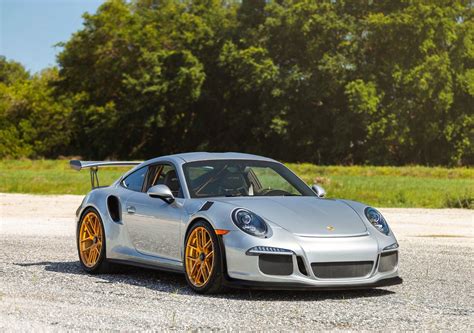 Porsche 911 Gt3 Rs 991 Silver Forgeline Vx1r Wheel Wheel Front