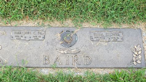 Herchel Clarence Baird Sr 1892 1966 Homenaje De Find A Grave