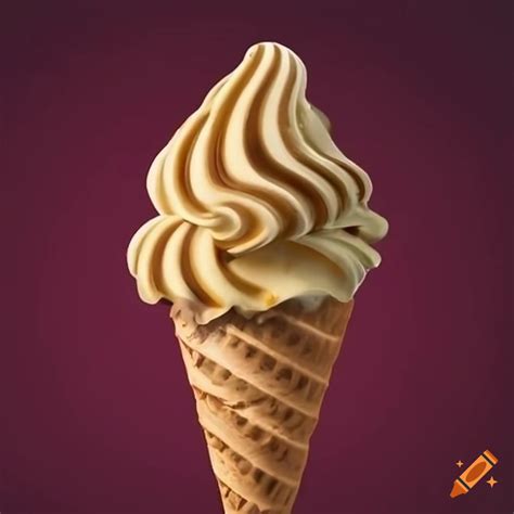 Spiral Ice Cream Cone