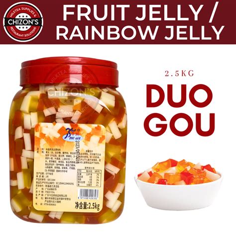 Milin Fruit Jelly CTEA Fruit Jelly Hanfang Crystal Jelly Rainbow Jelly