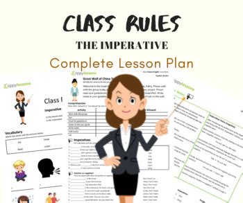 Class Rules The Imperative Giving Instructions Complete ESL