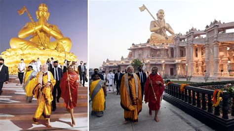 216 Ft Tall Statue Of Equality Unveiled By PM In Hyderabad Star Of