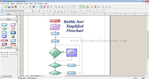 نرم افزار طراحی و چاپ انواع نمودار و فلوچارت Edge Diagrammer 640