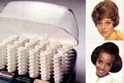 See How Popular Vintage Hot Rollers Like These Made Retro Hairstyles