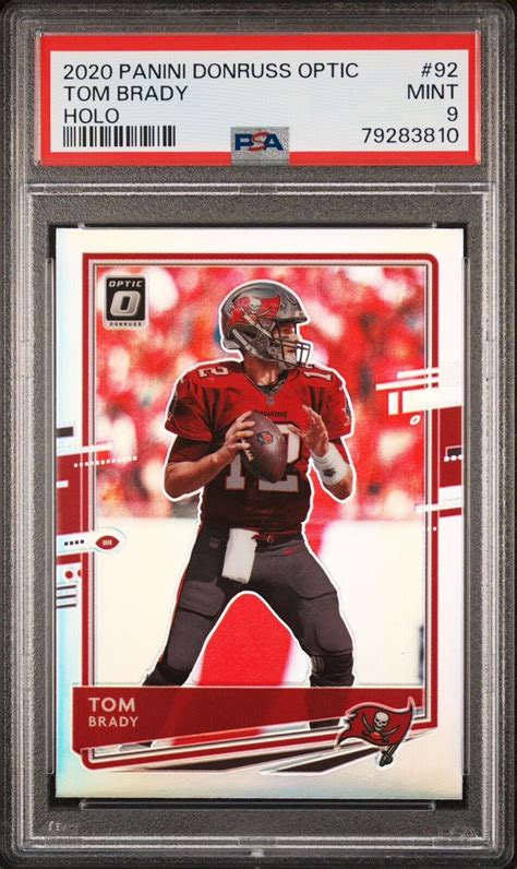 2020 Panini Donruss Optic Holo Prizm 92 Tom Brady For Sale Online Ebay