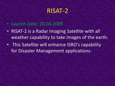 Indian Remote Sensing Satellites IRS Pptx