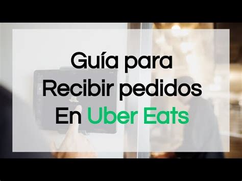 C Mo Recibir Pedidos Uber Eats Youtube