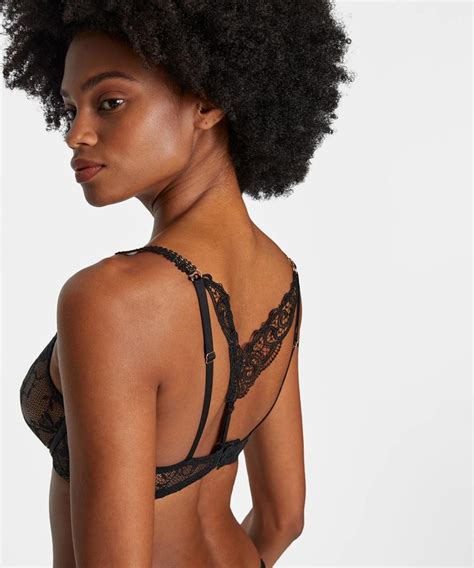 Lingerie D Exception Femme Aubade Night Bird Soutien Gorge Triangle Avec Armatures Black