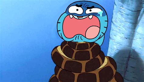 Kaa Squeezes Gumball Request By Hebikoiru On Deviantart