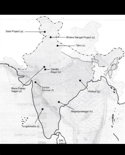 Locate And Label The Following Places On An Outline Map Of India 1