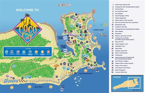 Coco Cay Map | Gadgets 2018