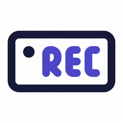 Rec Video Recording Camera Record Icon Download On Iconfinder