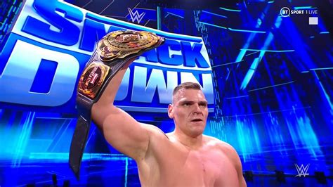 Wwe Smackdown Gunther Defeats Former Universal Champion To Retain