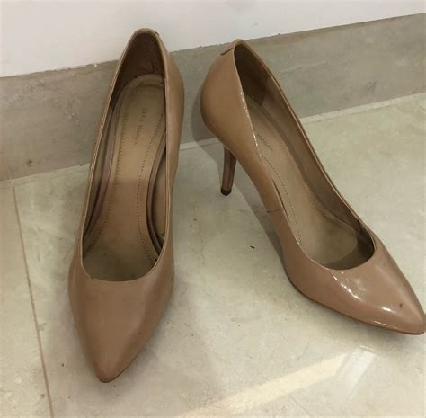 Escarpin Nude Zara Sapato Feminino Zara Usado Enjoei