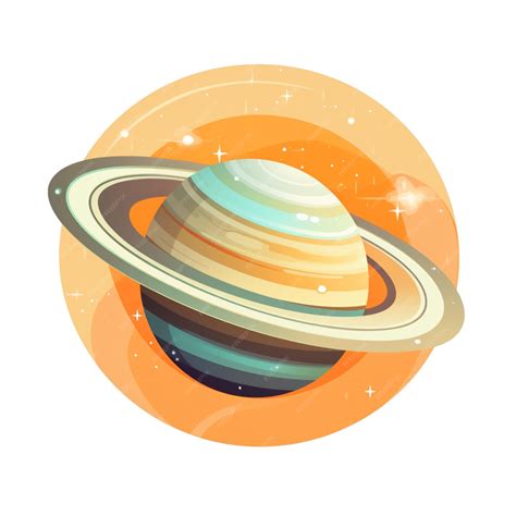 Premium Photo Saturn Planet With White Background Saturn Vector Art