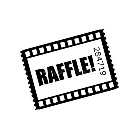 Raffle Ticket Clip Art Black And White