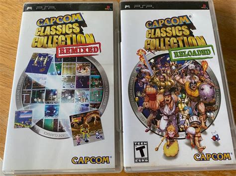 Psp Capcom Classics Collection Remixed And Reloaded Video Gaming