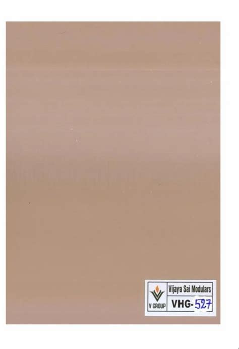 Vhg 527 Light Brown Glossy Pvc Sheet Thickness 1 Mm At Rs 150sq Ft