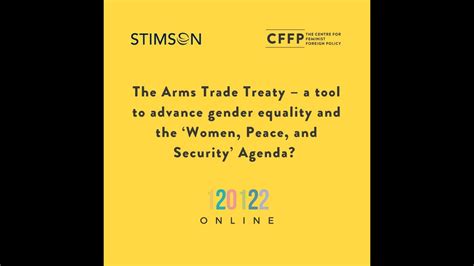 The Arms Trade Treaty A Tool To Advance Gender Equality And The Women