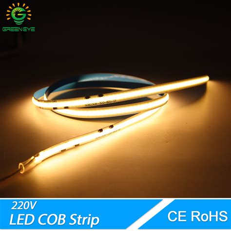 Tira De Luces Led Cob De Alto Brillo Cinta Adhesiva Para Iluminaci N