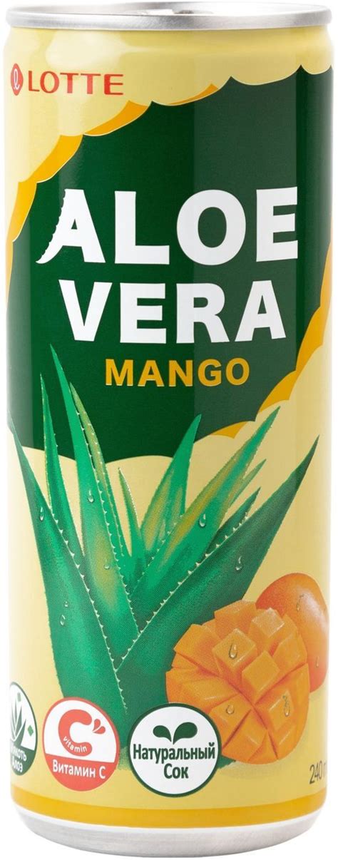 Характеристики Lotte Aloe Vera напиток безалкогольный негазированный с ...