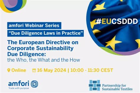 Amfori Webinar Series Due Diligence Laws In Practice Amfori