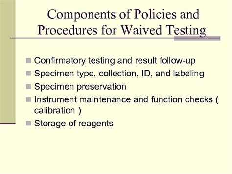 Clinical Laboratory Improvement Amendments Of 1988 Clia