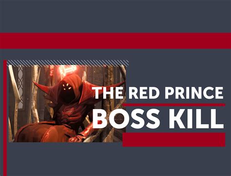 Buy Remnant 2 Red Prince Boss Kill Boost 2023 - LFCarry.com