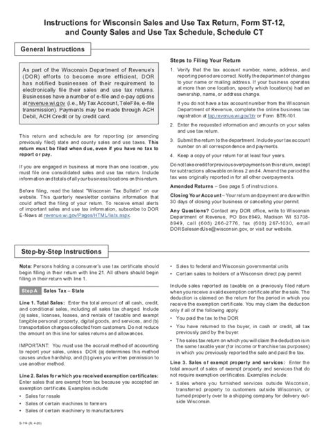 Instructions Sales Use Tax Return 2020 2024 Form Fill Out And Sign Printable Pdf Template