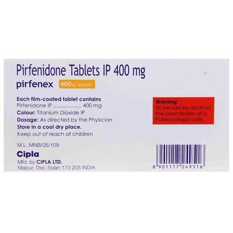 Pirfenex Mg Tablet At Rs Stripe Pirfenidone Tablets In Surat