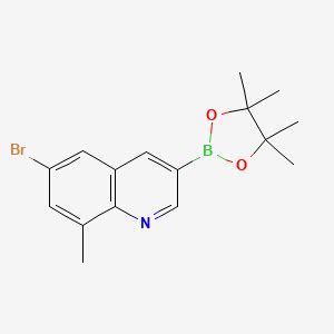 6 Bromo 8 Methyl 3 Tetramethyl 1 3 2 Dioxaborolan 2 Yl Quinoline