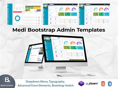 Medi Premium Admin Templates With Dashboard Ui Kit