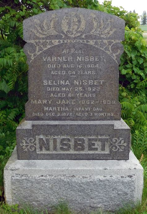 Selina Helen Camp Nisbet 1842 1923 Mémorial Find A Grave