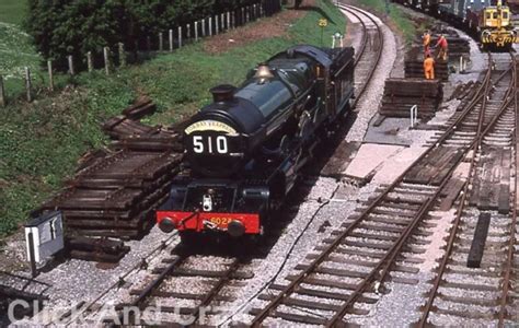 35MM SLIDE BRITISH Railways Steam Train GWR 6000 Class No 6024 King