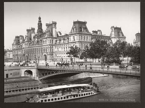 Historic Bandw Photos Of Paris France Late 19th Century Monovisions