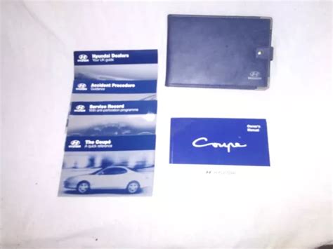 Hyundai CoupÉtiburon Rd2 99 01 Manuels Et Dossiers Du Propriétaire Eur