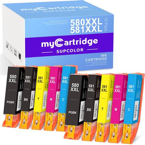 MyCartridge SUPCOLOR PGI 580 CLI 581 XXL Cartouches Remplacer Pour