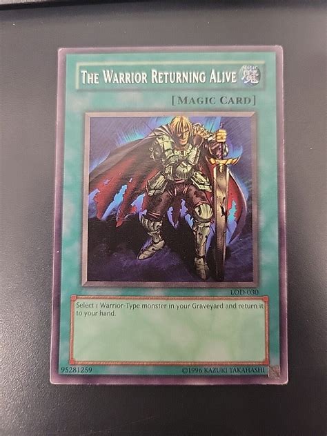 Yu Gi Oh TCG The Warrior Returning Alive Legacy Of Darkness LOD 030