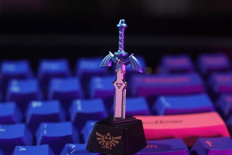 The Legend Of Zelda Master Sword Keycap Kawaii Keycaps