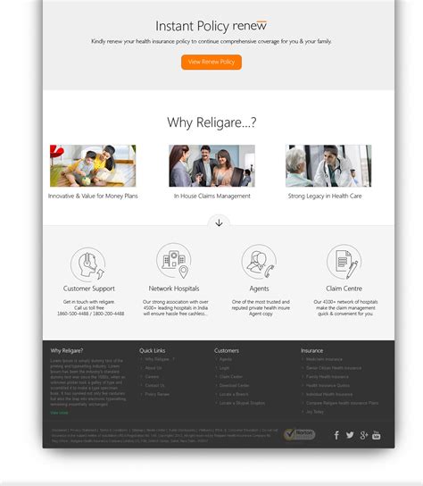 Religare Health & Travel Insurance on Behance