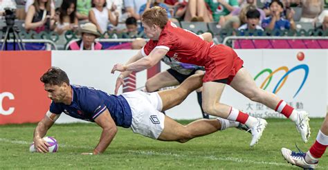 Rugby à 7 masculin sans Dupont les bleus en argent à Hong Kong