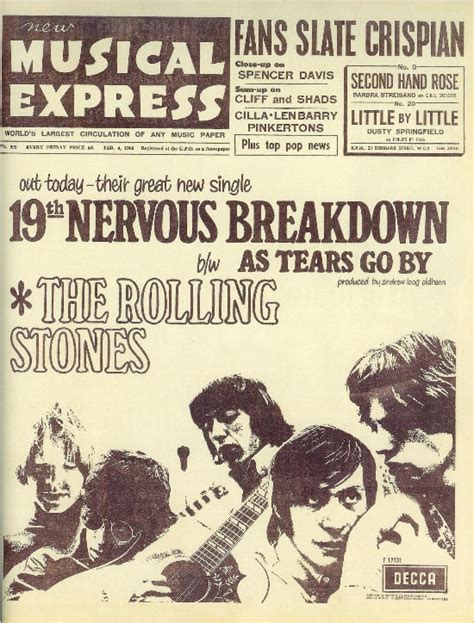 The Rolling Stones – 19th Nervous Breakdown Lyrics | Genius Lyrics