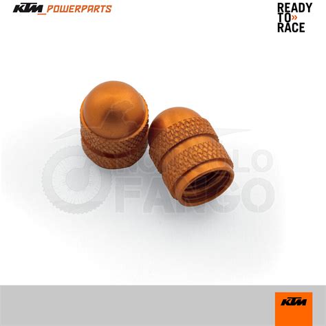 COPPIA TAPPI VALVOLA KTM POWER PARTS VALVE CAP