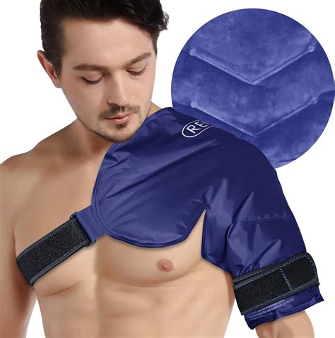 REVIX XL Shoulder Ice Pack For Rotator Cuff Reusable Gel Cold Wrap For