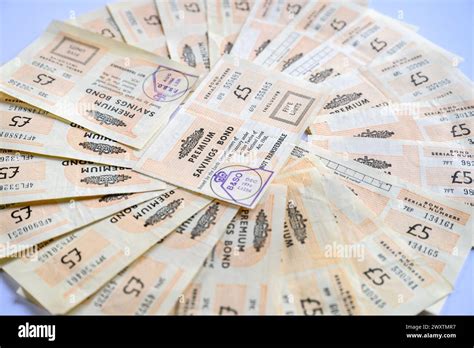 Premium Bond Certificates Stock Photo Alamy