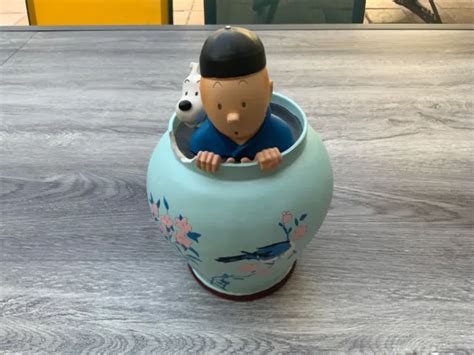 Figurine Tintin Et Milou Dans La Jarre Le Lotus Bleu Eur