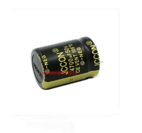 CD293 4700 uf 4700mfd 50V Electrolytic Capacitor 2 Pins 22*30mm Snap in ...