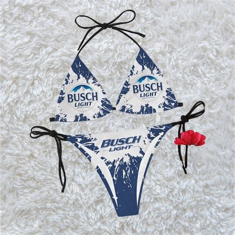 Tie Dye Busch Light Triangle Beach Bikini Tw Hearthtops Store