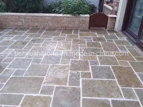 French Pattern Travertine Tile For Outdoor Pavers For Kitchen Bathroom