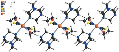 Crystal Structure Of Compound With A View Of A Chain Formed By